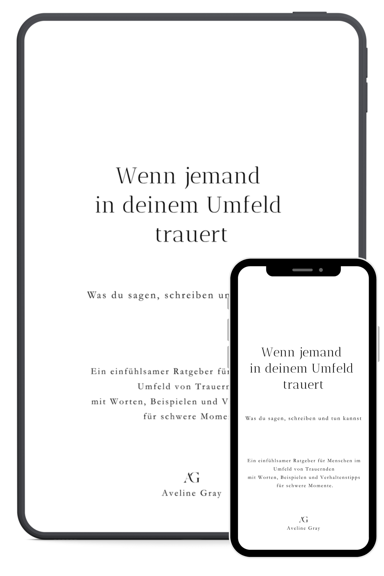 Digitaler Ratgeber „Wenn jemand in deinem Umfeld trauert“ von Aveline